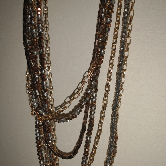 5 Strand ANewDay Necklace. Better in person - Picture 4 of 9